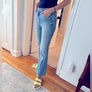 Mother Jeans- Hustler Ankle Fray size 26